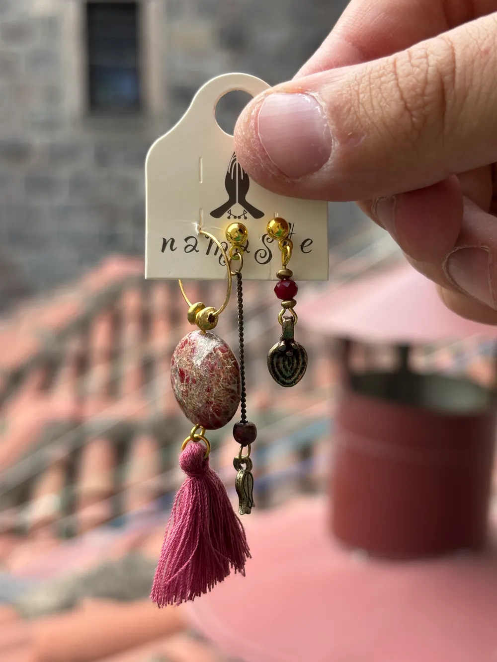 Namaste El Yapımı Küpe