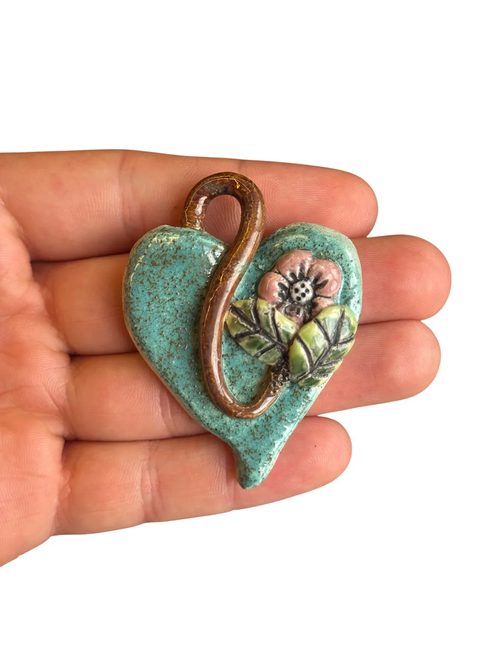 Namaste El Yapımı Seramik Charm