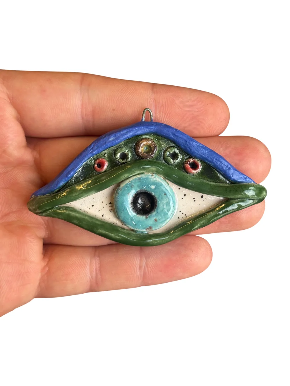 Namaste El Yapımı Seramik Charm