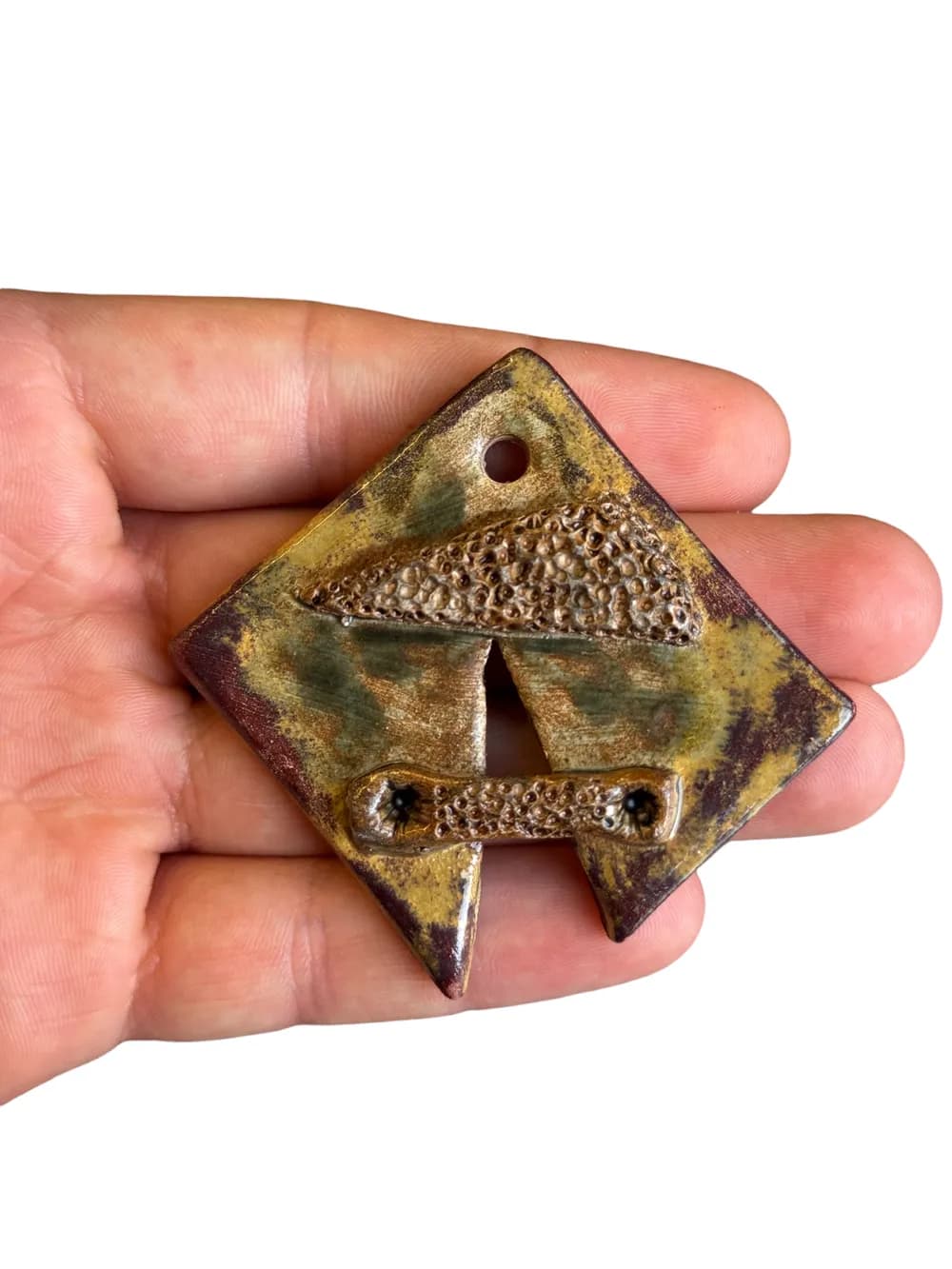 Namaste El Yapımı Seramik Charm