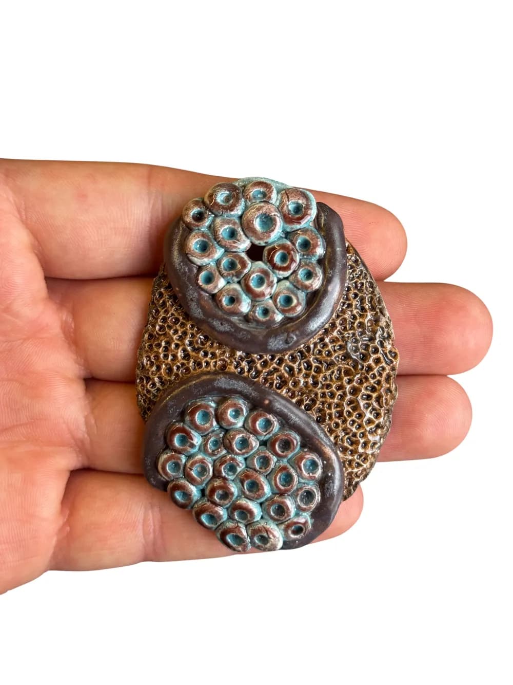 Namaste El Yapımı Seramik Charm