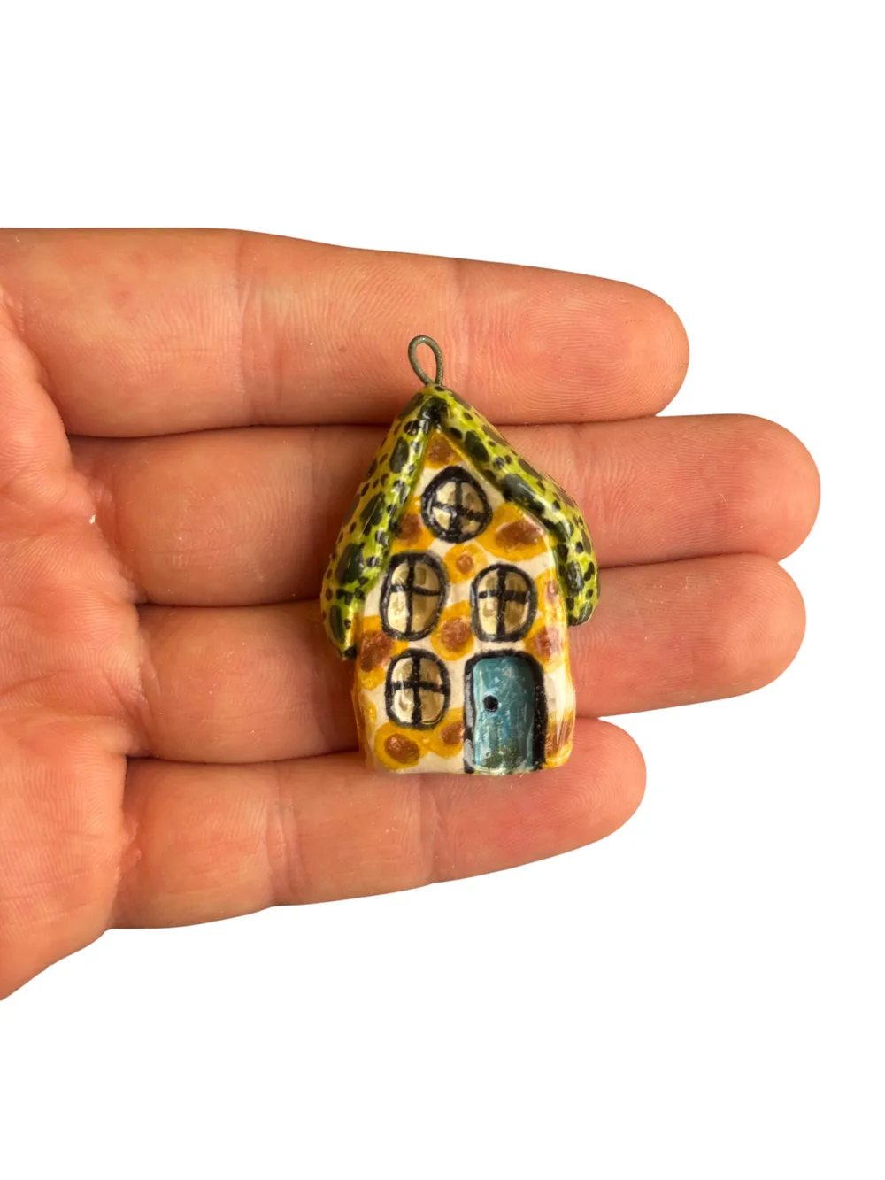 Namaste El Yapımı Seramik Charm