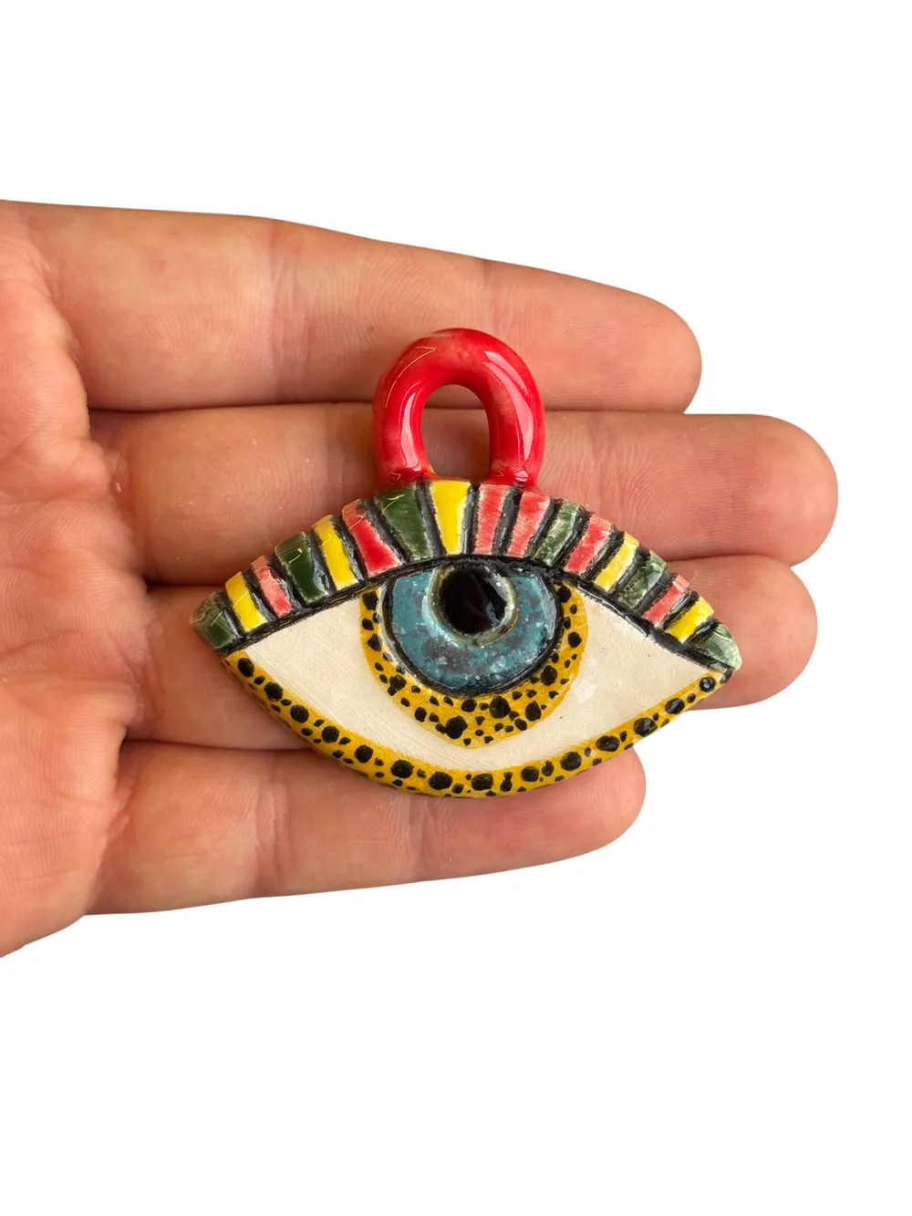 Namaste El Yapımı Seramik Charm