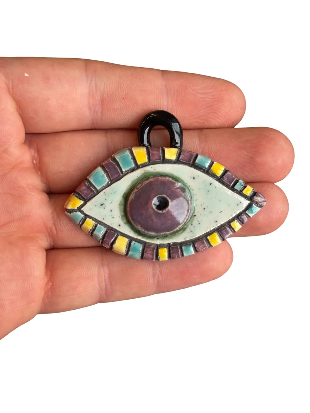 Namaste El Yapımı Seramik Charm