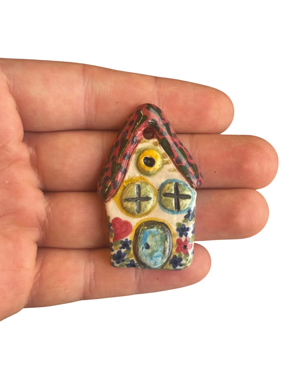Namaste El Yapımı Seramik Charm