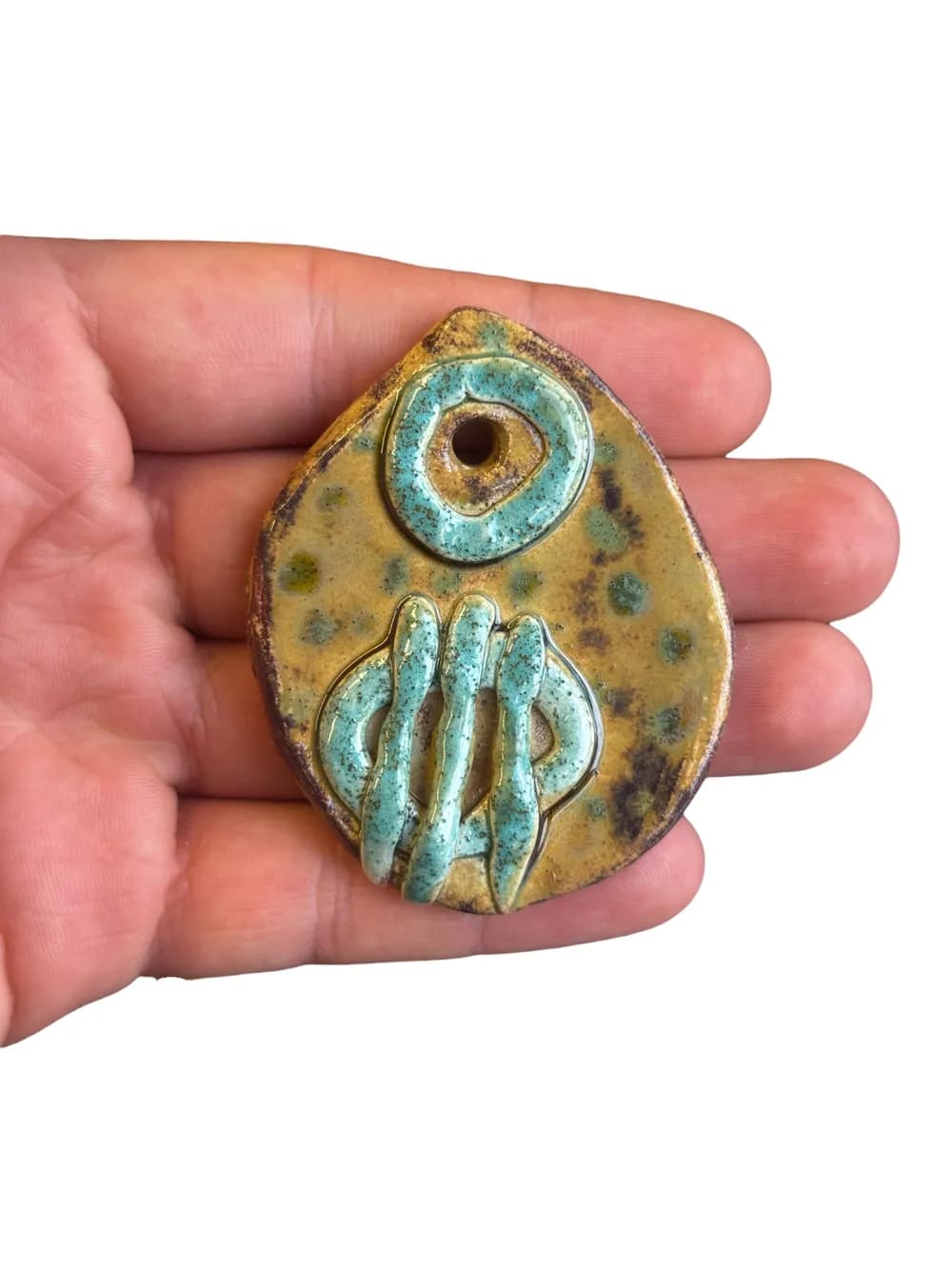 Namaste El Yapımı Seramik Charm
