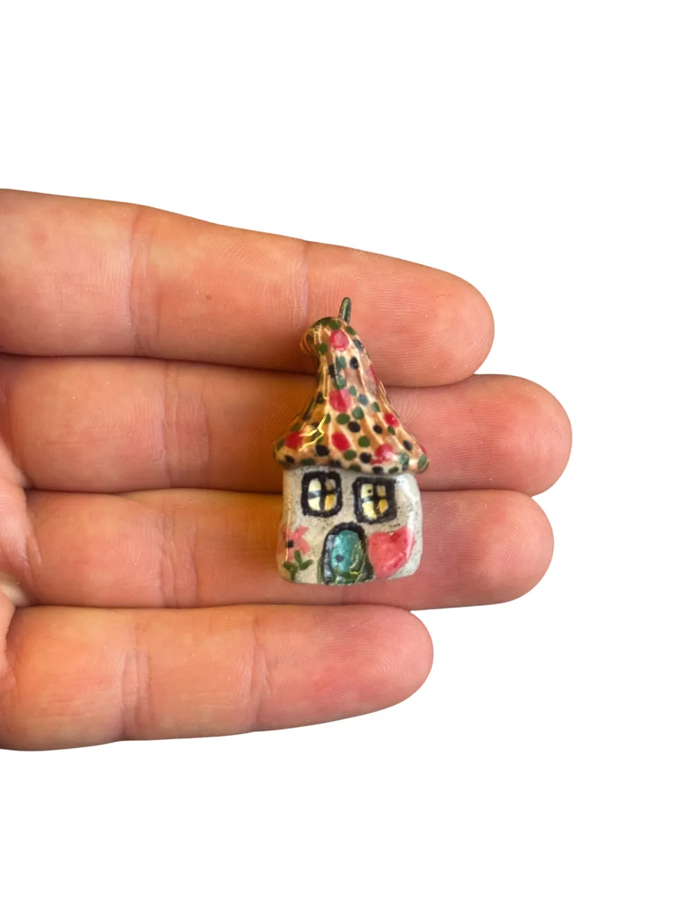 Namaste El Yapımı Seramik Charm