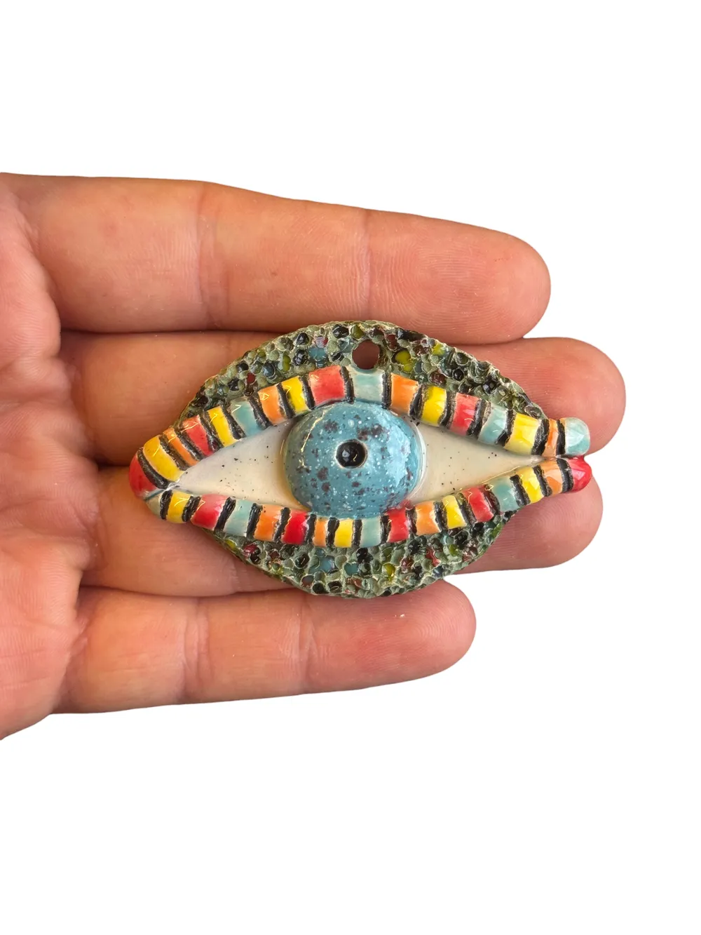 Namaste El Yapımı Seramik Charm