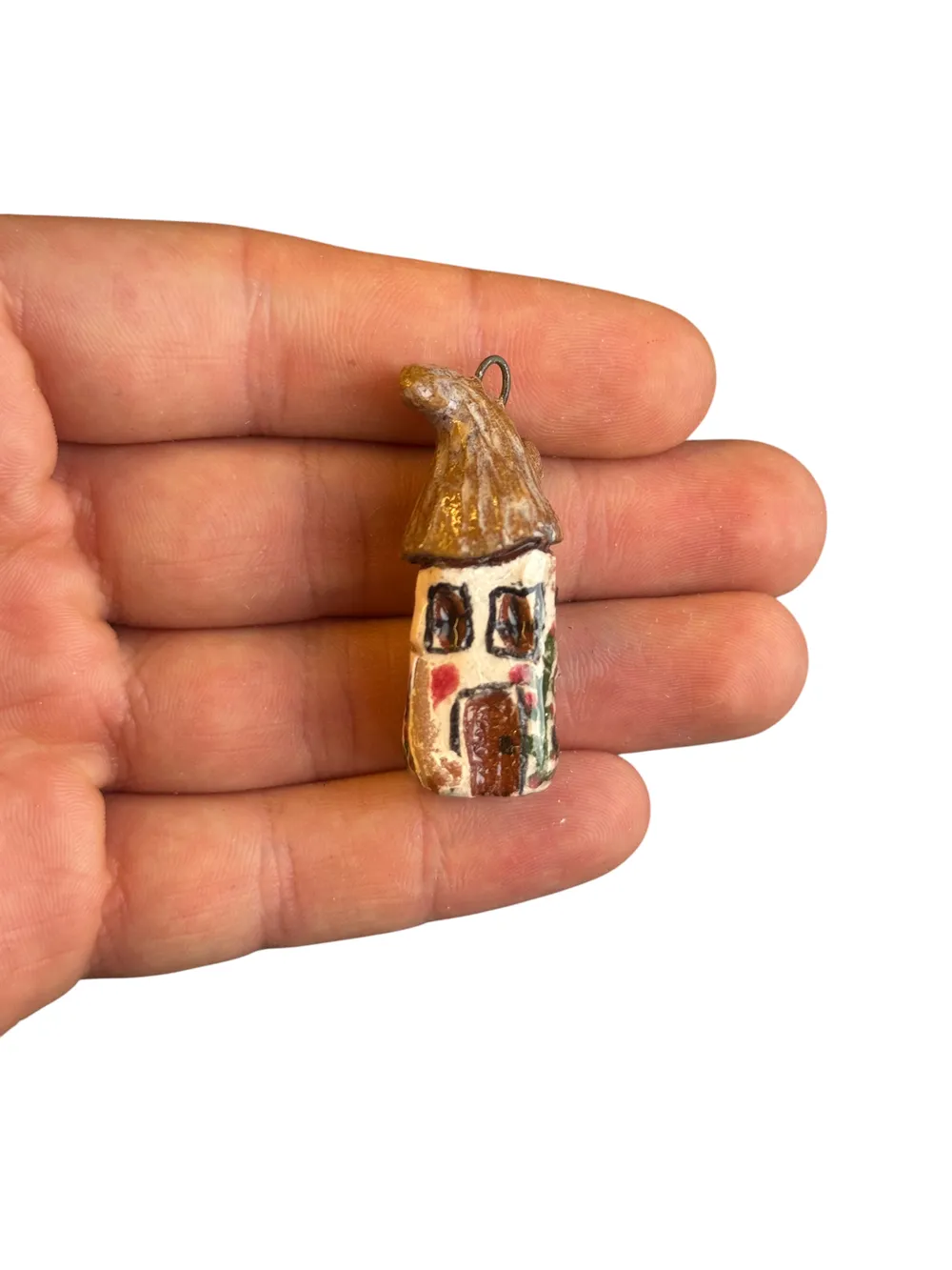 Namaste El Yapımı Seramik Charm