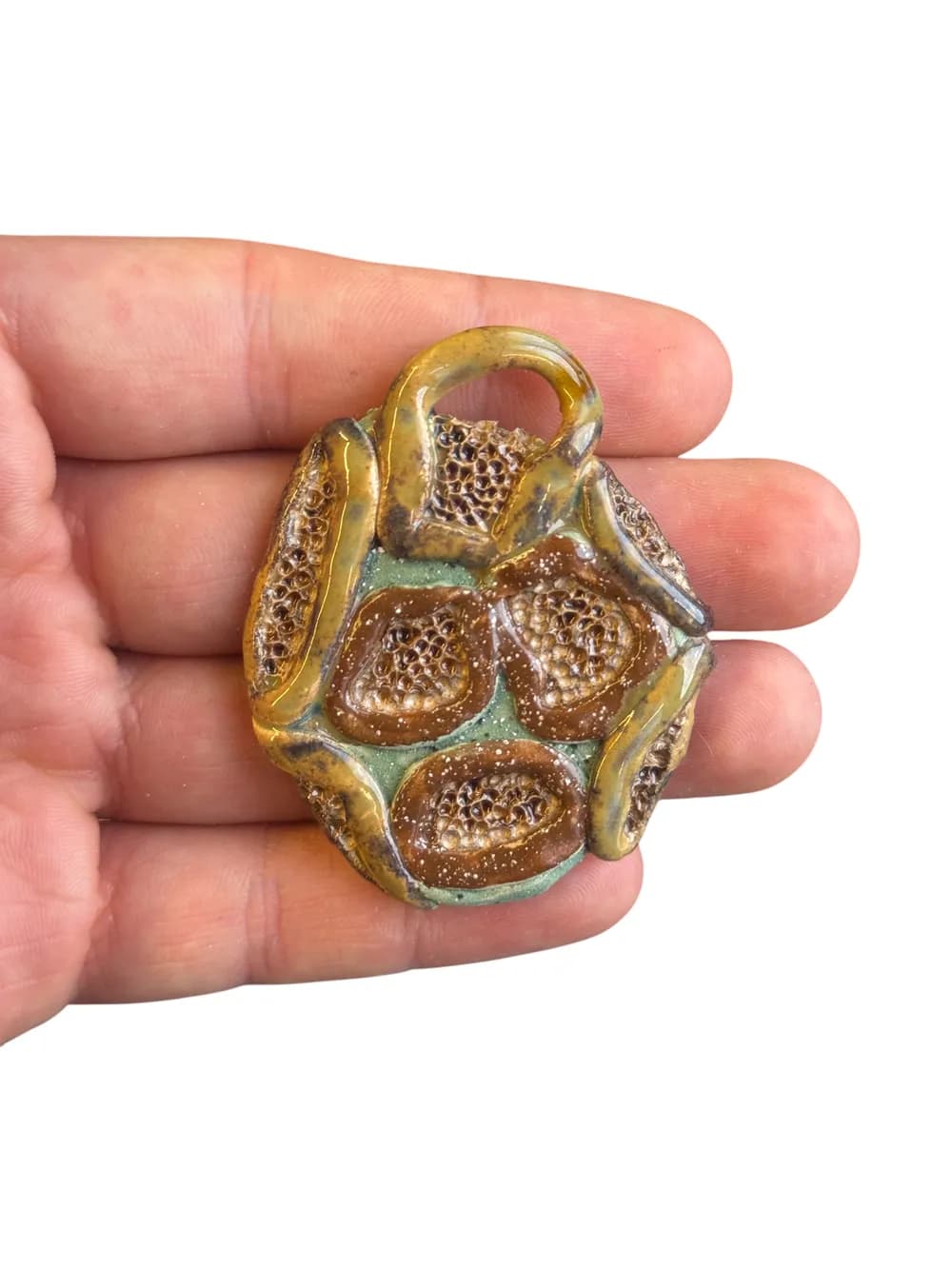 Namaste El Yapımı Seramik Charm