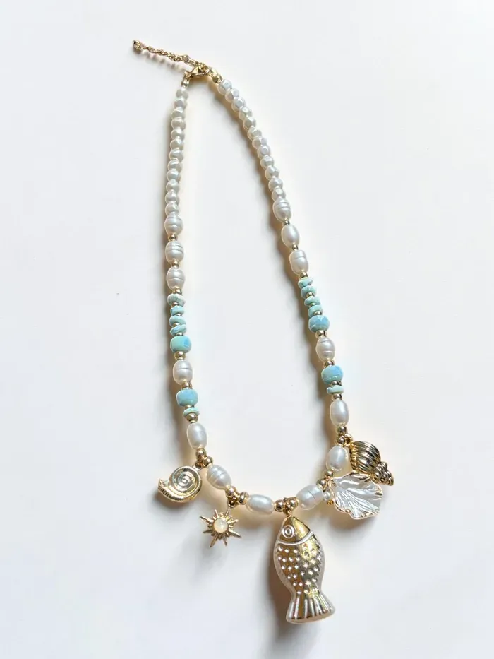 Deniz Temalı Charm Kolye