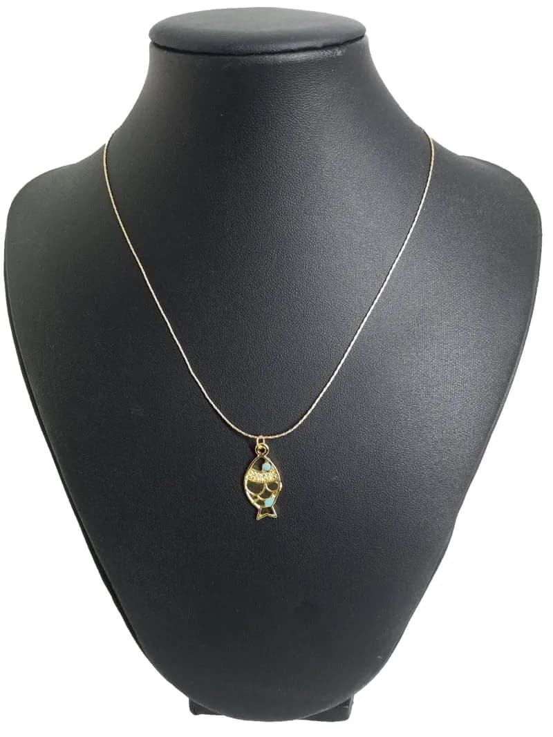 Kristal Sarkıtlı Gümüş Kolye 1