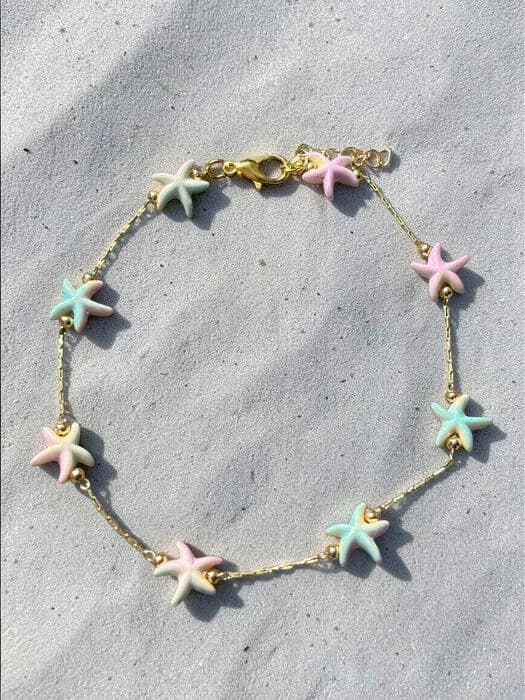 Renkli Yıldız Charm Halhal 1