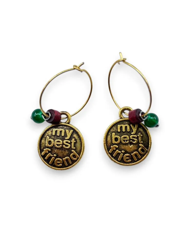 Vintage Friendship Disk Küpe 1