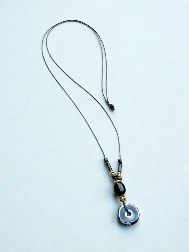 Minimal Metal Sarkıtlı Kolye 1