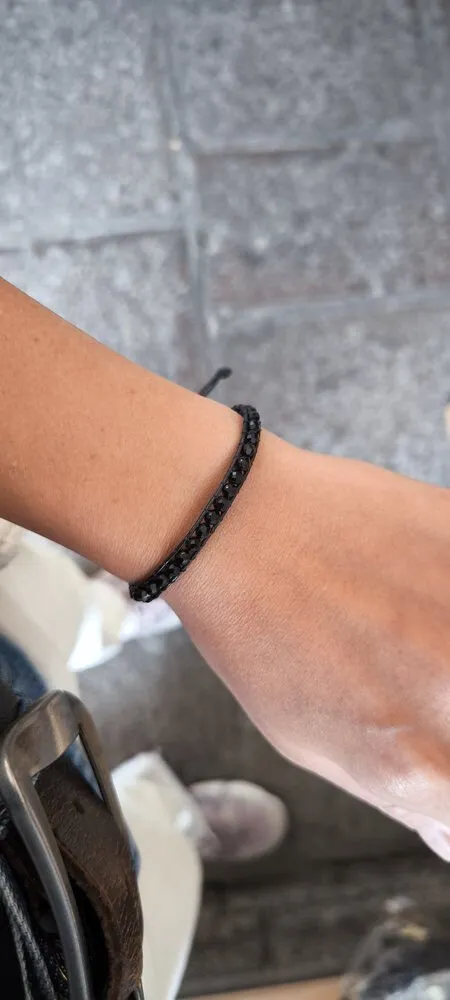 Siyah Mat Boncuk Bileklik 1