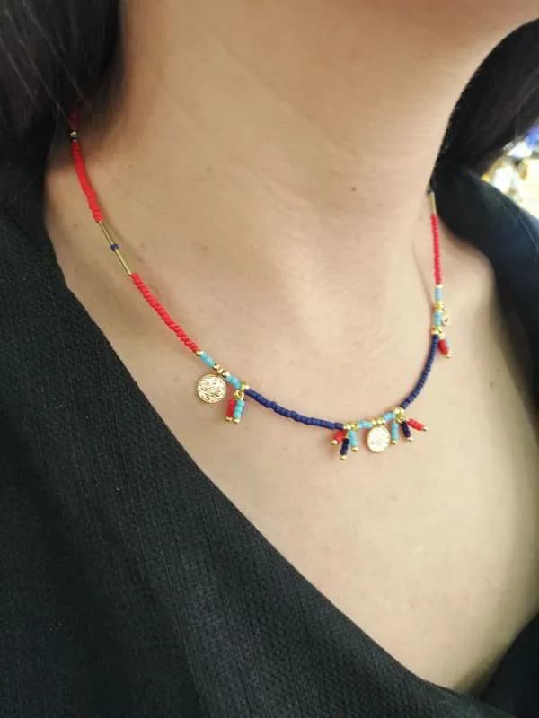 Renkli İpli Charm Kolye 1