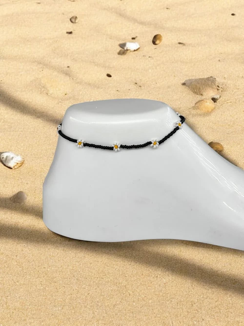 Minimalist Siyah Boncuk Halhal 1