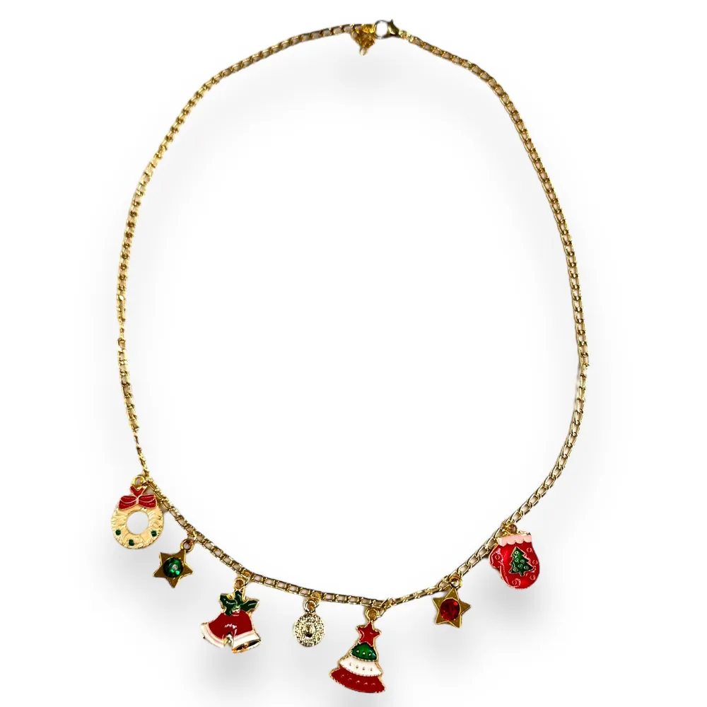 Noel Charm Altın Kolye 1