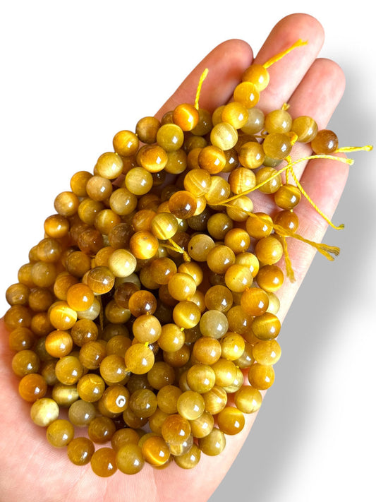Yellow Tiger Eye Natural Stone 8mm